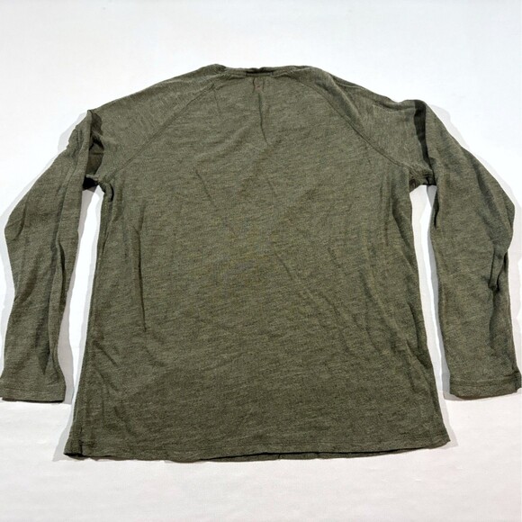 APOLIS Global Citizen Green Heather Cotton Blend Crewneck T-shirt Top Sz M - Picture 8 of 9